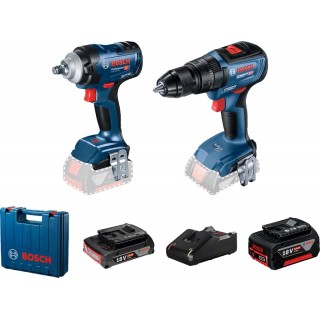 Акумулаторен гайковерт BOSCH GDS 18V-400 + Акумулаторен винтоверт GSB 18V-50